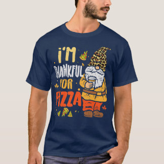 T-shirt Je Remercie Pour Pizza Funny Pizza Fall Thanksgivi