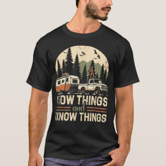 T-shirt Je Remorque Des Choses Et Je Connais Des Choses Fê