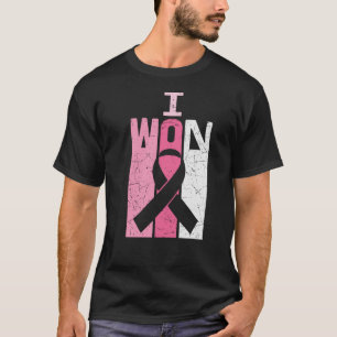 T-shirt Je remporte le combat de sensibilisation au cancer