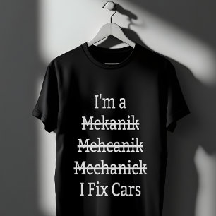T-shirt Je répare les voitures