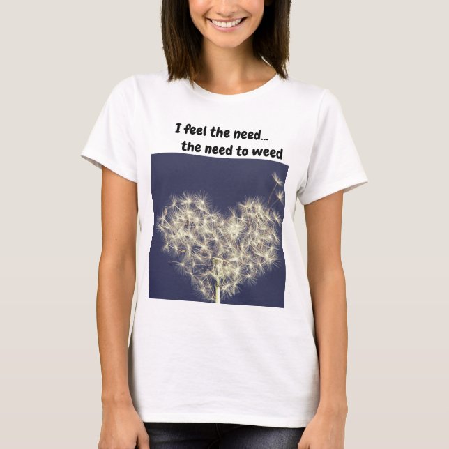 T-shirt Je ressens le besoin... le besoin de (Devant)