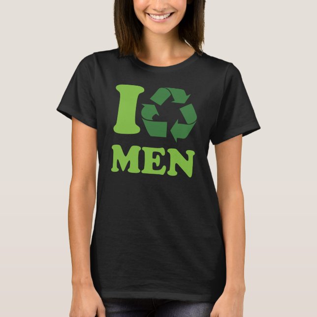 T-shirt Je réutilise des hommes (Devant)