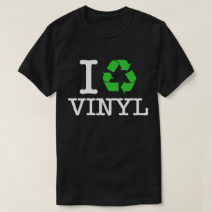 T-shirt Je réutilise le vinyle