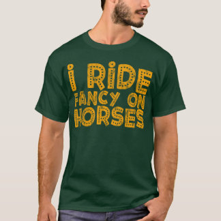 T-shirt Je Ride Fancy On Hors garçon