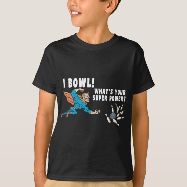 T-shirt Je roule ce qui est votre super pouvoir ? (Devant)