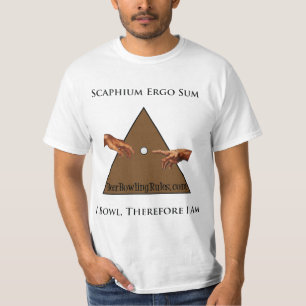 T-shirt Je roule, par conséquent je suis chemise de valeu