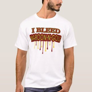 T-shirt Je saigne l'or marron de N