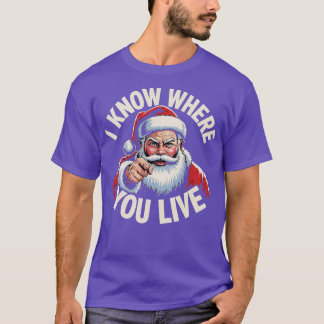 T-shirt Je Sais Où Vous Vivez
