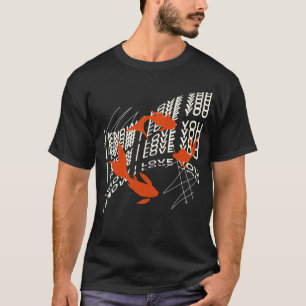 T-shirt Je sais que je t'aime poisson