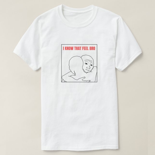 T-shirt Je Sais Que Sens Bro Mème (Design devant)