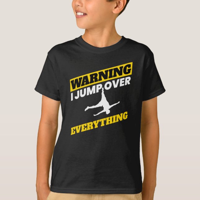 T-shirt Je Saute Sur Tout Parkour (Devant)