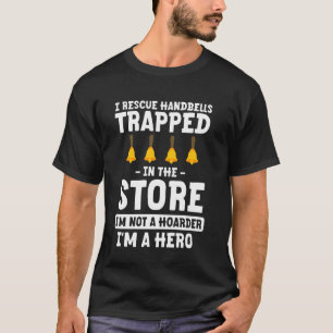 T-shirt Je sauve des sonnettes à main prisonnières dans le