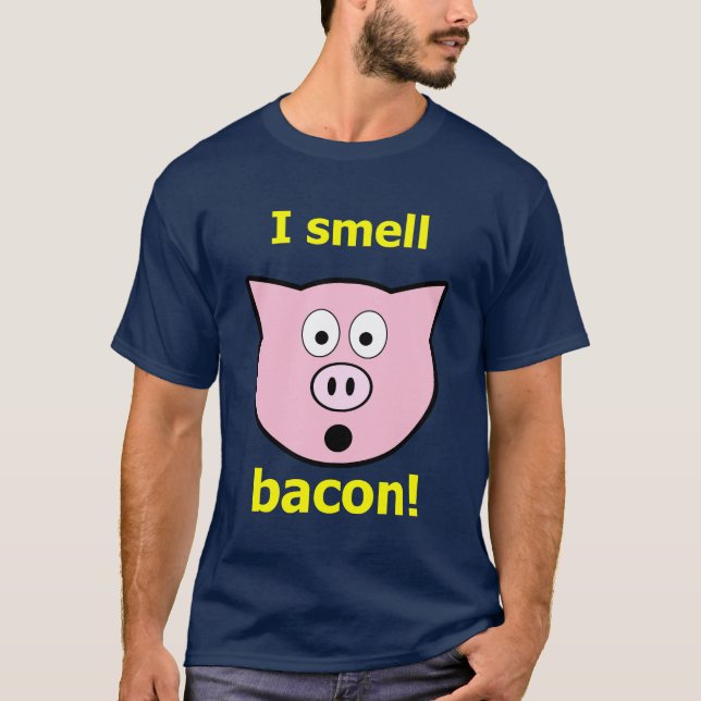 T-shirt Je sens le lard ! (Devant)