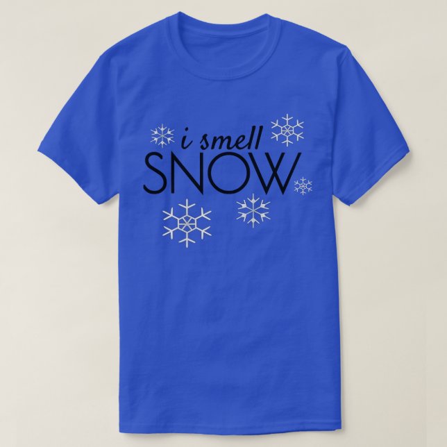 T-shirt Je Sens Neige Drôle Cadeaux De Vacances De Moins D (Design devant)