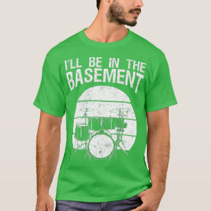 T-shirt Je Serai Dans Le Drum Set Drumming Drummer