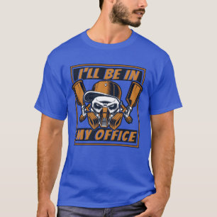 T-shirt Je serai dans mon bureau Véhicule automobile Voitu
