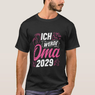 T-shirt Je serai grand-mère 2029 Annonce de grossesse gran