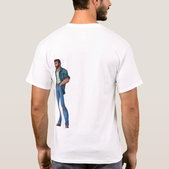 T-shirt Je serai là pour vous, et les années 90 aussi. (Dos)