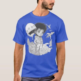 T-shirt Je serai un sketch d'astronaute