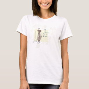 T-shirt Je serais plutôt à Paris