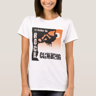 T-shirt Je serais plutôt escalade de roche