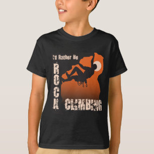 T-shirt Je serais plutôt escalade de roche - type