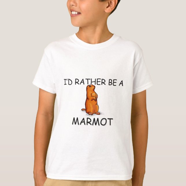 T-shirt Je serais plutôt Marmot (Devant)