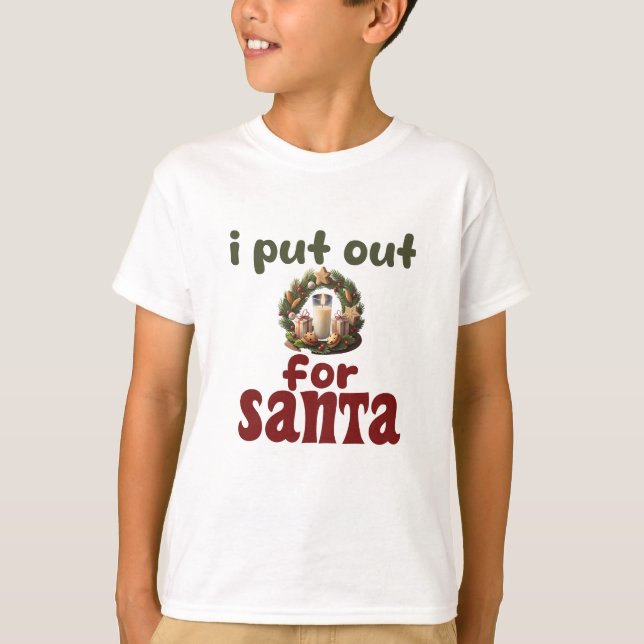 T-shirt je sors pour PÈRE NOËL (Devant)