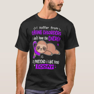 T-shirt Je Souffre De Troubles De Manger Pour Prétendre Qu
