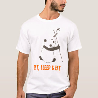 T-shirt Je souhaite que je sois un panda