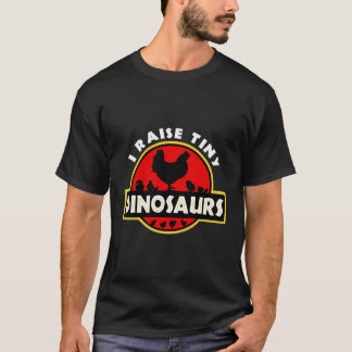 T-shirt Je Soulève De Petits Dinosaures Amateurs De Poulet