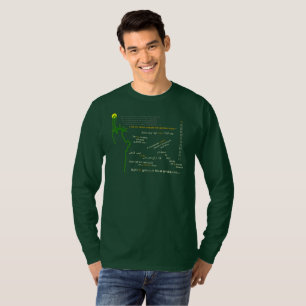 T-shirt Je soulève ma lampe près de la porte d'or