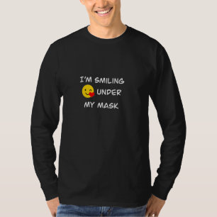 T-shirt Je souris sous mon masque Smile 2020 Whimsical