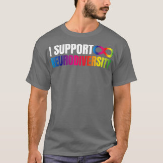T-shirt Je soutiens la neurodiversité