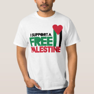 T-shirt Je soutiens la palestine libre