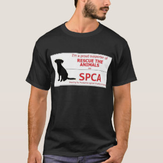 T-shirt "Je soutiens le SPCA… "