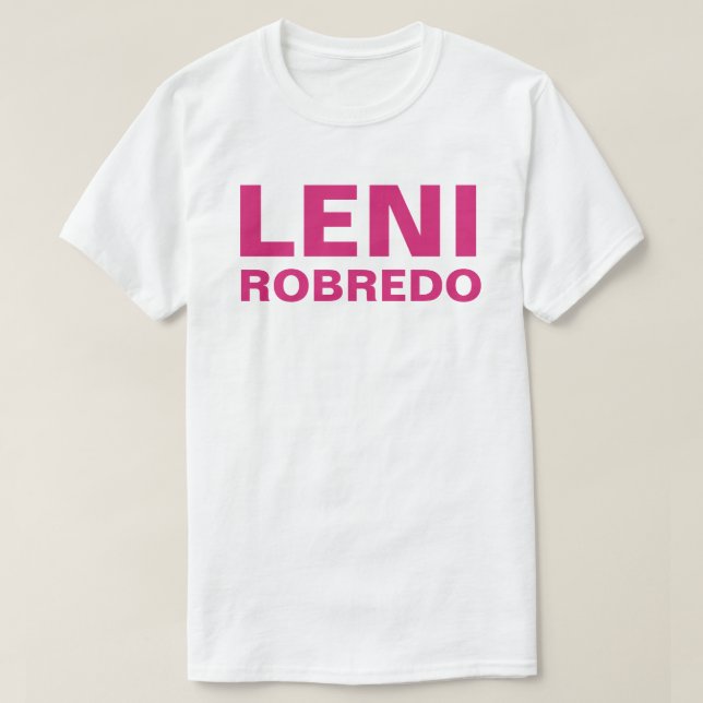 T-shirt Je soutiens le vice-président LENI Robredo CUSTOMI (Design devant)