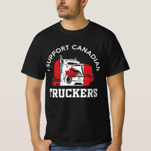 T-shirt Je soutiens les camionneurs canadiens