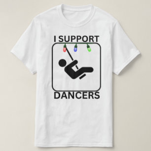 T-shirt Je soutiens les danseurs