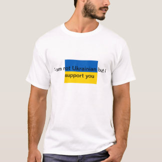 T-shirt Je soutiens l'Ukraine