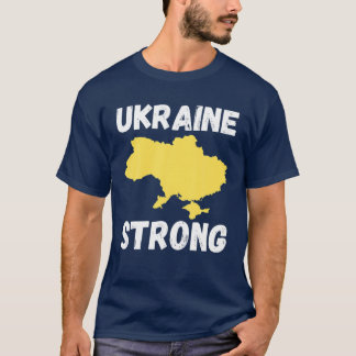 T-shirt Je soutiens l'Ukraine Prière Forte pour l'Ukraine