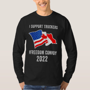 T-shirt Je soutiens Trucker Freedom Convoy 2022 American C