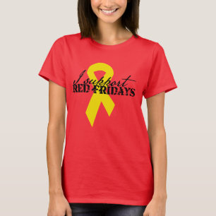 T-shirt Je soutiens vendredi rouge