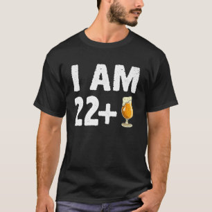T-shirt Je Suis 22 Plus 1 Finger Moyen Funny 23ème Anniver