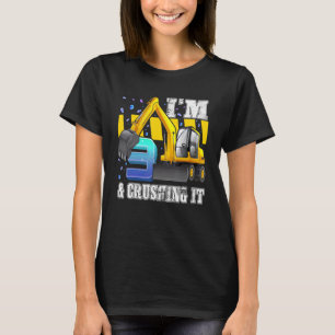 T-shirt Je suis 3 et l'écrasement de la construction Excav