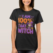 Je Suis À 100% Que Sorcière Halloween amusant