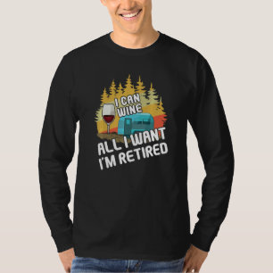 T-shirt Je suis à la retraite Aventure Vacances Glamp Camp