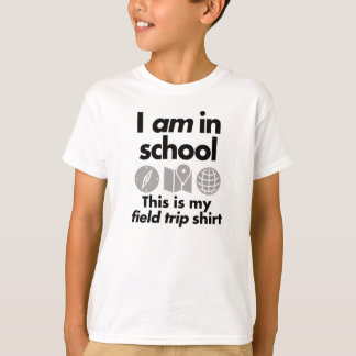T-shirt JE SUIS à l'école