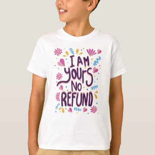 T-shirt Je suis à vous sans remboursement