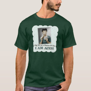 T-shirt Je Suis Aces Funny Retro Photo Art Motto